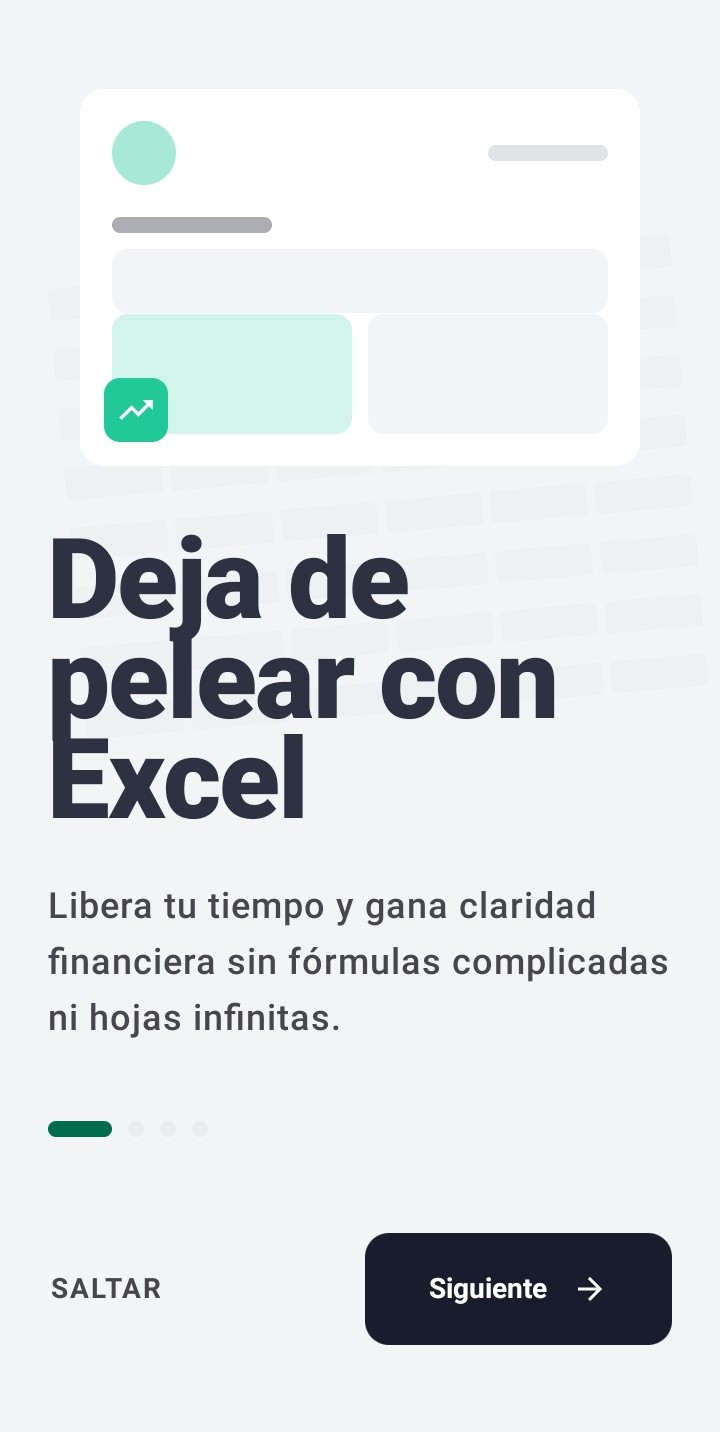 Pantalla de bienvenida de Netto
